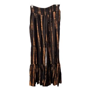 Living Hula Hawai’i Wide Leg Ruffle Hem Pants l